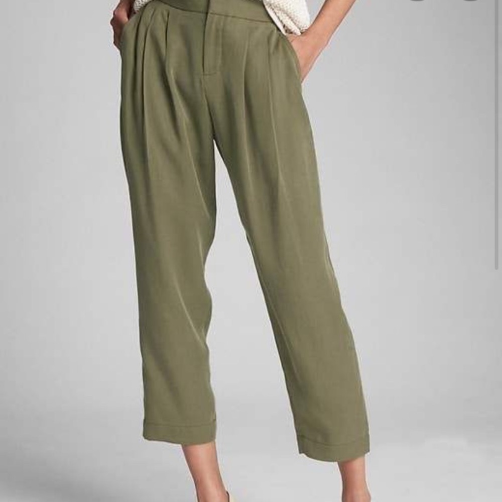 Gap Pleated Ankle Pants